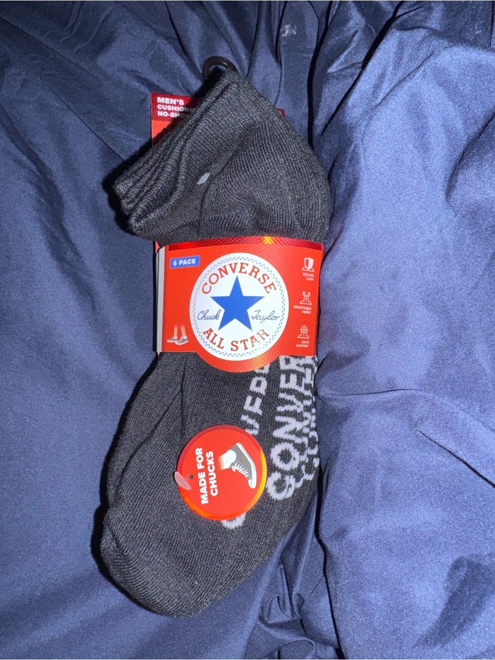 ⭐️Converse Men’s Black Low-Cut Cushioned Socks - 6 Pack⭐️